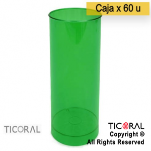 VASO TUBO VERDE X 60